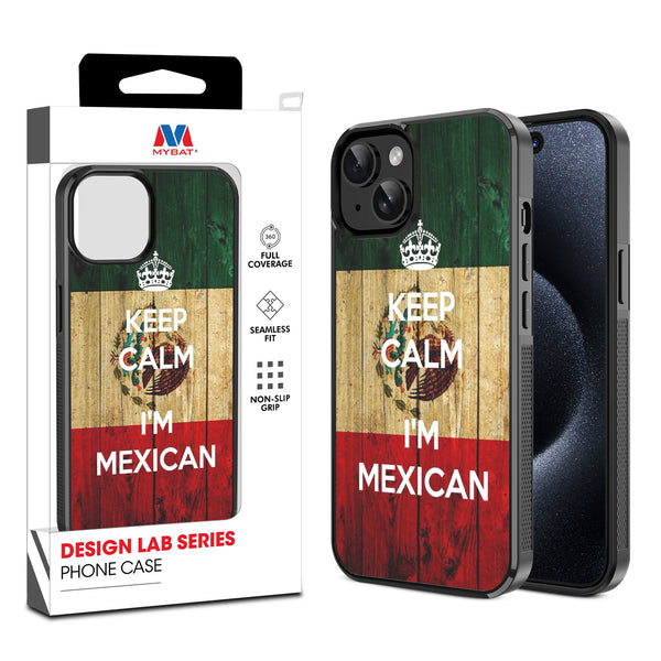 MyBat Design Lab Series Case for Apple iPhone 15 (6.1) - Keep Calm, I'm Mexican - MIP15CSLESM051-1.jpg