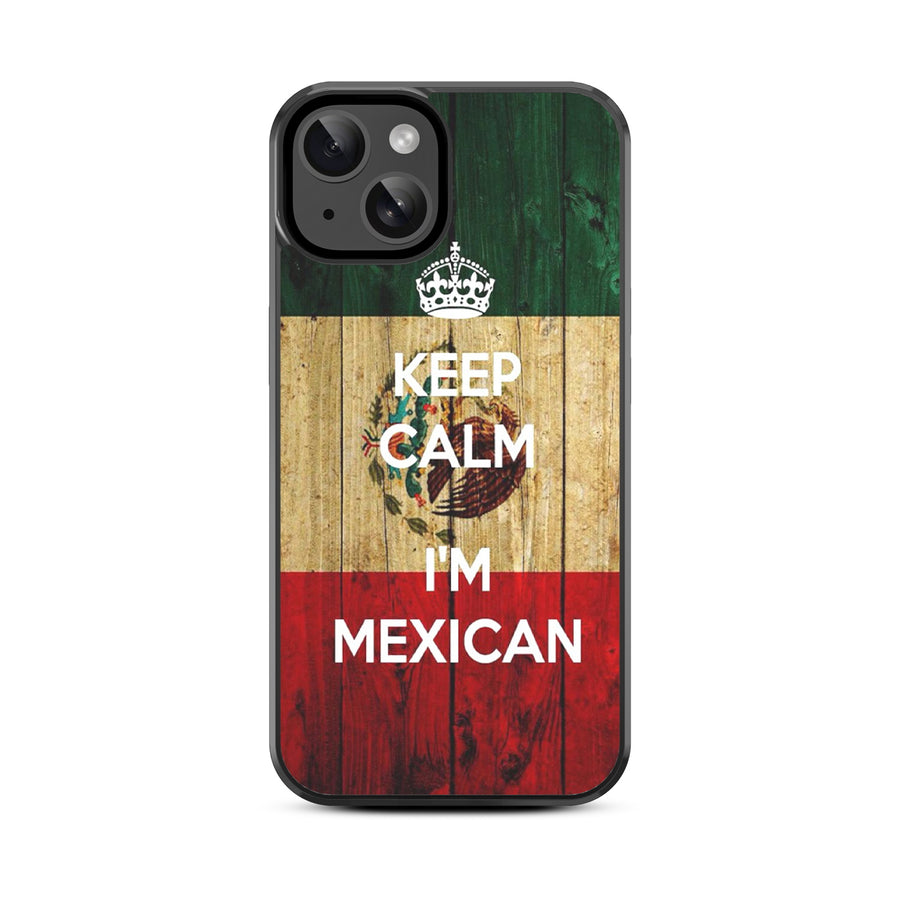 MyBat Design Lab Series Case for Apple iPhone 15 (6.1) - Keep Calm, I'm Mexican - MIP15CSLESM051-3.jpg