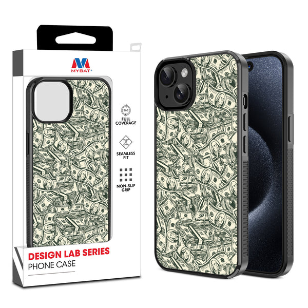 MyBat Design Lab Series Case for Apple iPhone 15 (6.1) - Money Stack - MIP15CSLESM082-1.jpg