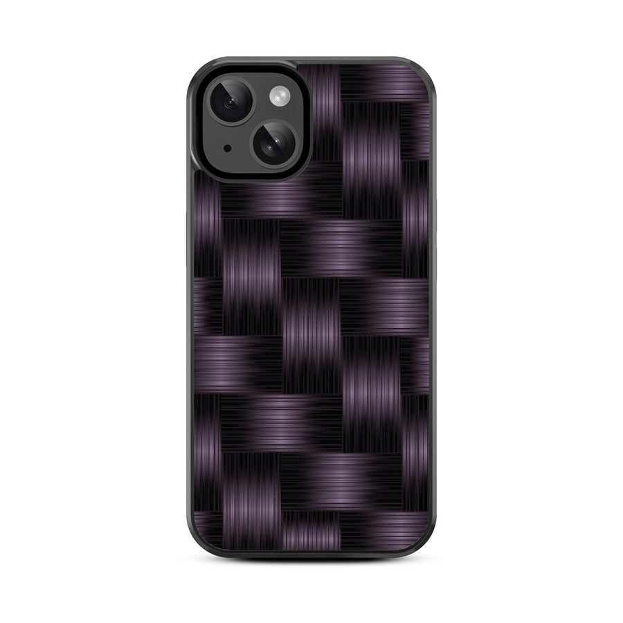 MyBat Design Lab Series Case for Apple iPhone 15 (6.1) - Woven Carbon Fiber