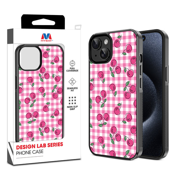 MyBat Design Lab Series Case for Apple iPhone 15 (6.1) - Pink Cherries - MIP15CSLESM100-1.jpg