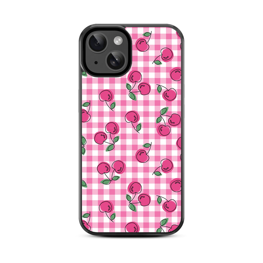 MyBat Design Lab Series Case for Apple iPhone 15 (6.1) - Pink Cherries - MIP15CSLESM100-3.jpg