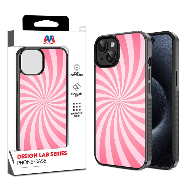 MyBat Design Lab Series Case for Apple iPhone 15 (6.1) - Candy Swirl - MIP15CSLESM104-1.jpg