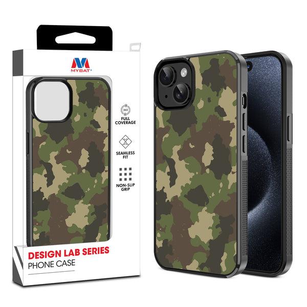 MyBat Design Lab Series Case for Apple iPhone 15 (6.1) - Army Camouflage - MIP15CSLESM120-1.jpg