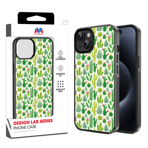 MyBat Design Lab Series Case for Apple iPhone 15 (6.1) - Succulents - MIP15CSLESM123-1.jpg