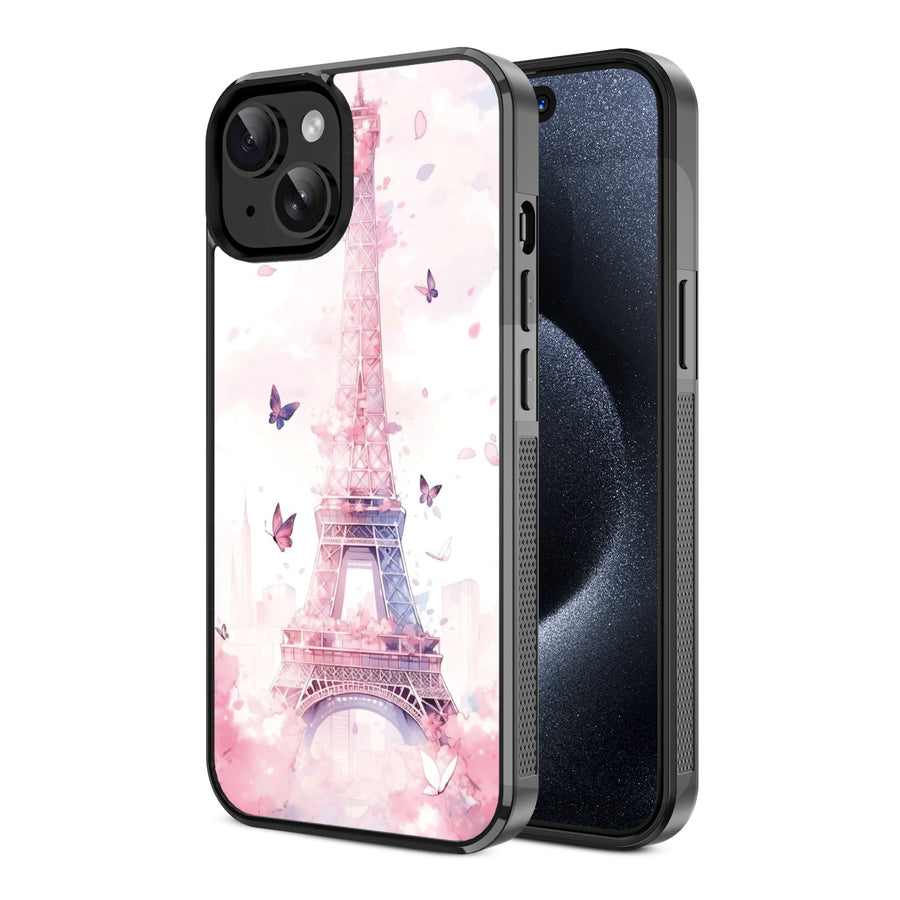 MyBat Design Lab Series Case for Apple iPhone 15 (6.1) - Parisian Butterflies - MIP15CSLESM182-2.jpg