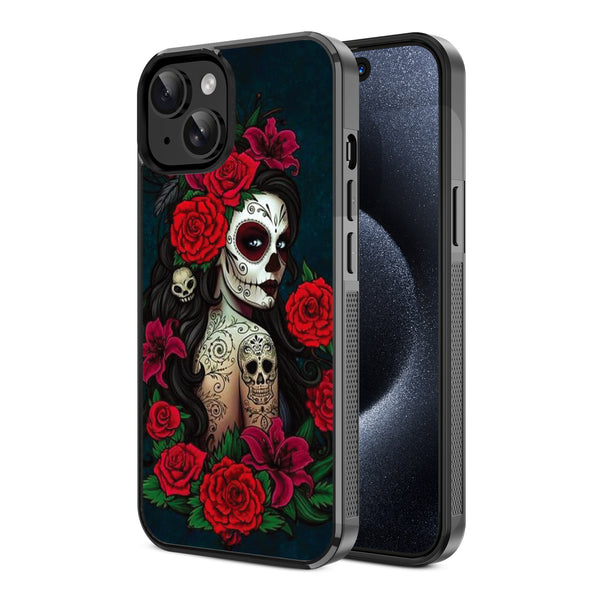 MyBat Design Lab Series Case for Apple iPhone 15 (6.1) - Lady Of The Dead - MIP15CSLESM189-2.jpg