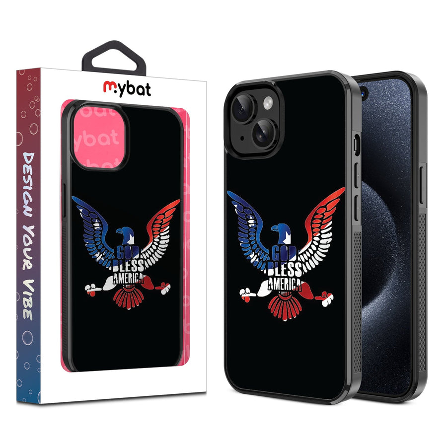MyBat Design Lab Series Case for Apple iPhone 15 (6.1) - God Bless America