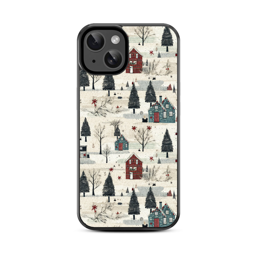 MyBat Design Lab Series Case for Apple iPhone 15 (6.1) - Charming Cottages - MIP15CSLESM294-3.jpg