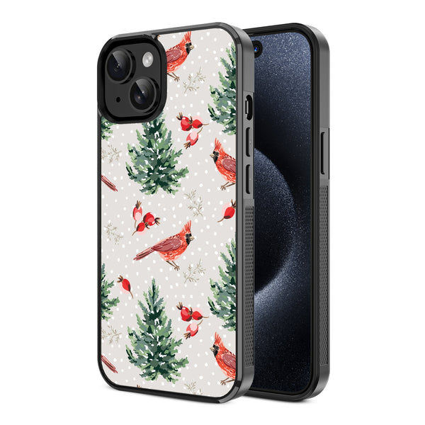 MyBat Design Lab Series Case for Apple iPhone 15 (6.1) - Winter Cardinals - MIP15CSLESM298-2.jpg