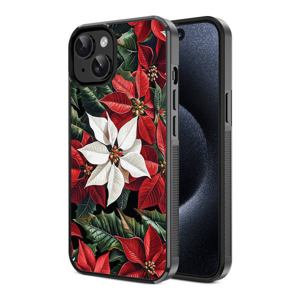 MyBat Design Lab Series Case for Apple iPhone 15 (6.1) - Christmas Poinsettias - MIP15CSLESM301-2.jpg
