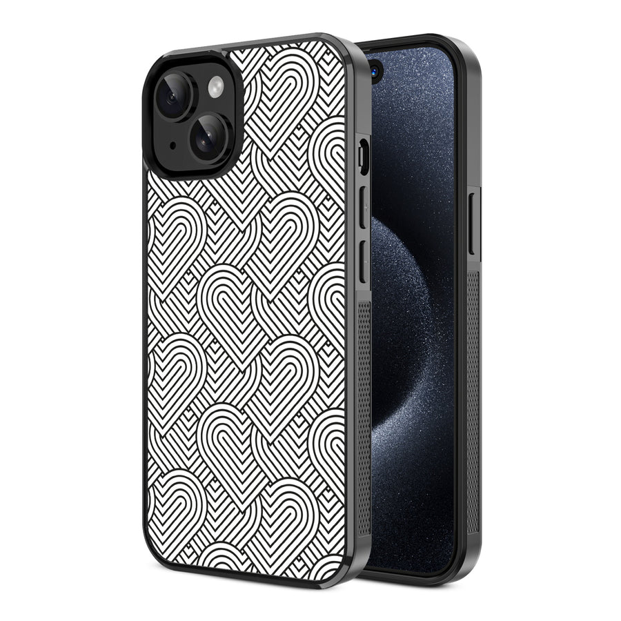 MyBat Design Lab Series Case for Apple iPhone 15 (6.1) - Hearts Aligned - MIP15CSLESM331-2.jpg