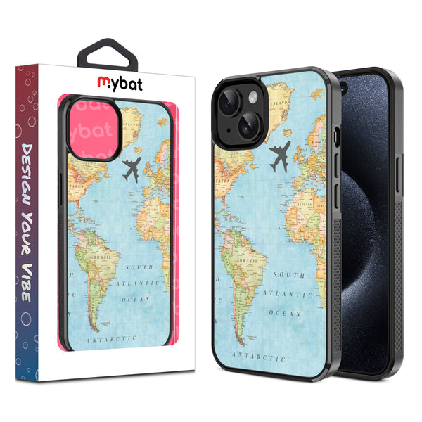 MyBat Design Lab Series Case for Apple iPhone 15 (6.1) - Map - MIP15CSLESM370-1.jpg