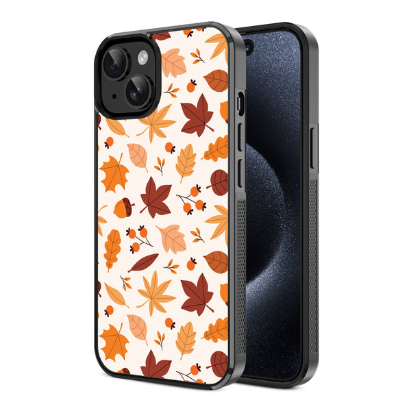 MyBat Design Lab Series Case for Apple iPhone 15 (6.1) - Falling Leaves - MIP15CSLESM424-2.jpg