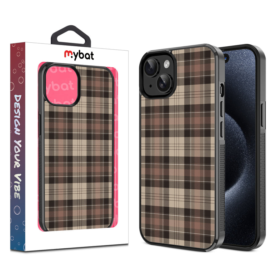 MyBat Design Lab Series Case for Apple iPhone 15 (6.1) - Mocha Flannel - MIP15CSLESM431-1.jpg