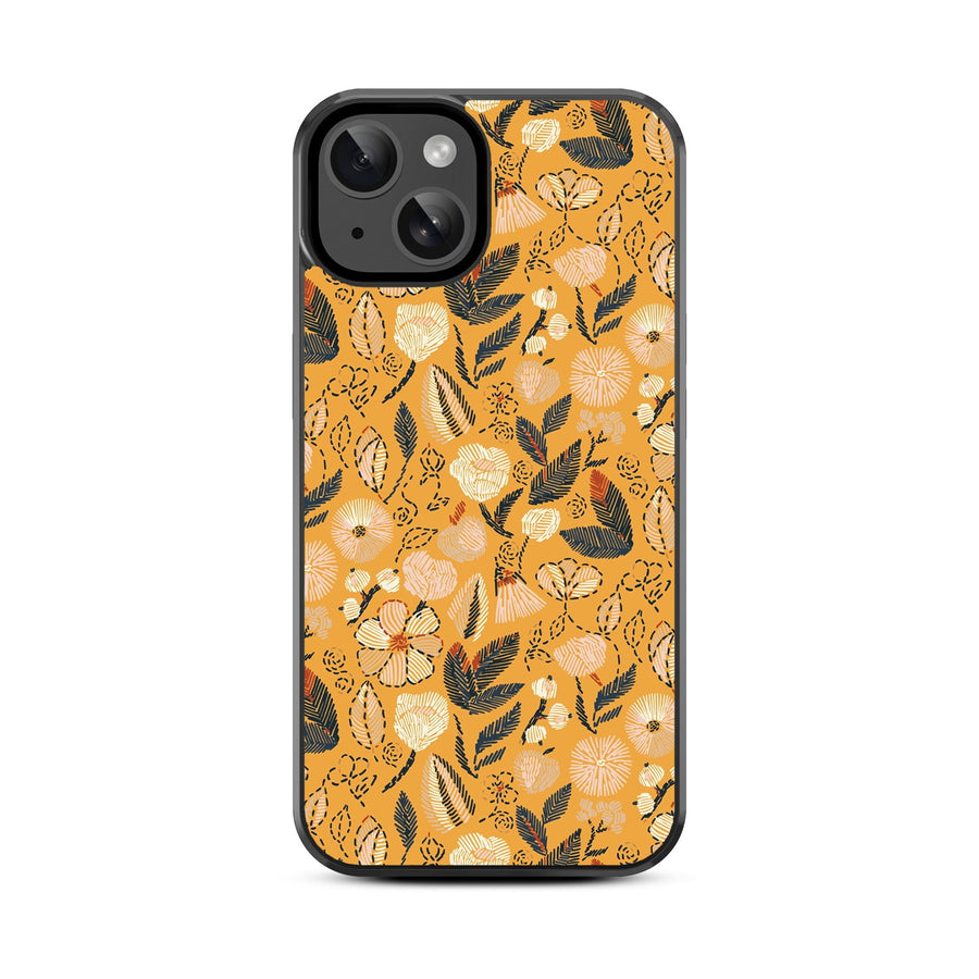 MyBat Design Lab Series Case for Apple iPhone 15 (6.1) - Floral Stitch