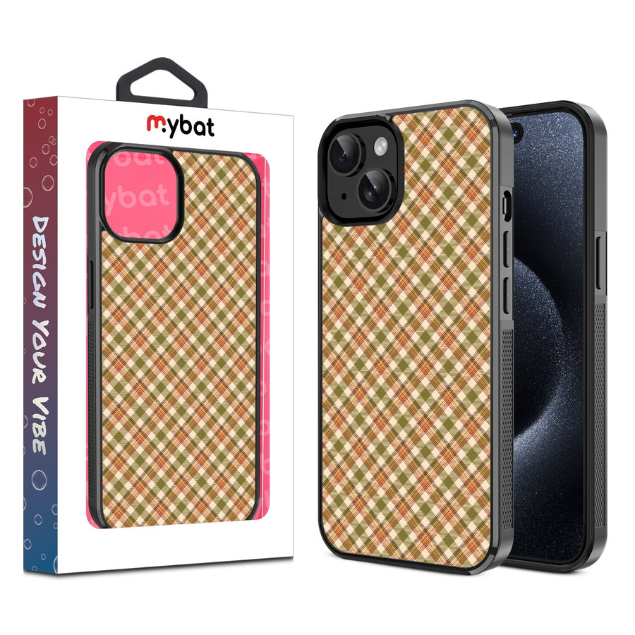 MyBat Design Lab Series Case for Apple iPhone 15 (6.1) - Autumn Tartan