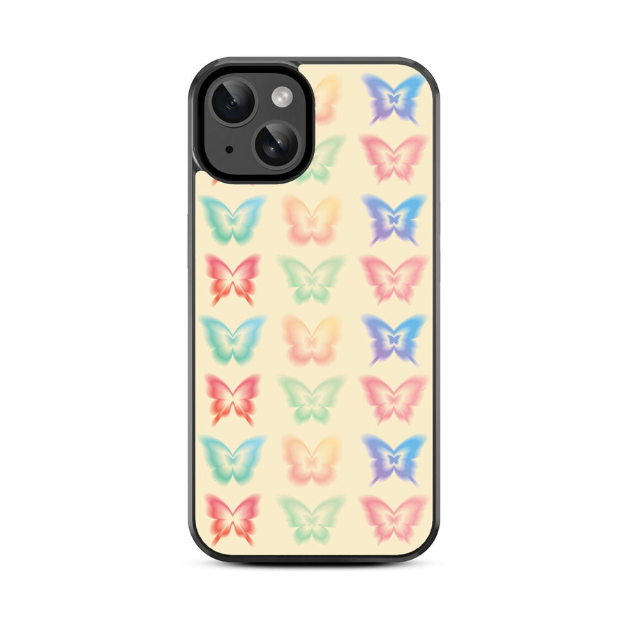 MyBat Design Lab Series Case for Apple iPhone 15 - Technicolor Butterflies