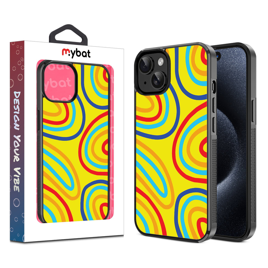 MyBat Design Lab Series Case for Apple iPhone 15 – Rainbow Waves - MIP15CSLESM499-1.jpg