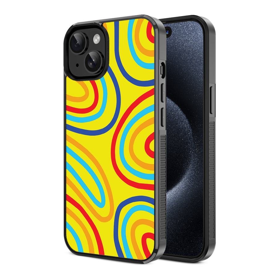 MyBat Design Lab Series Case for Apple iPhone 15 – Rainbow Waves - MIP15CSLESM499-2.jpg