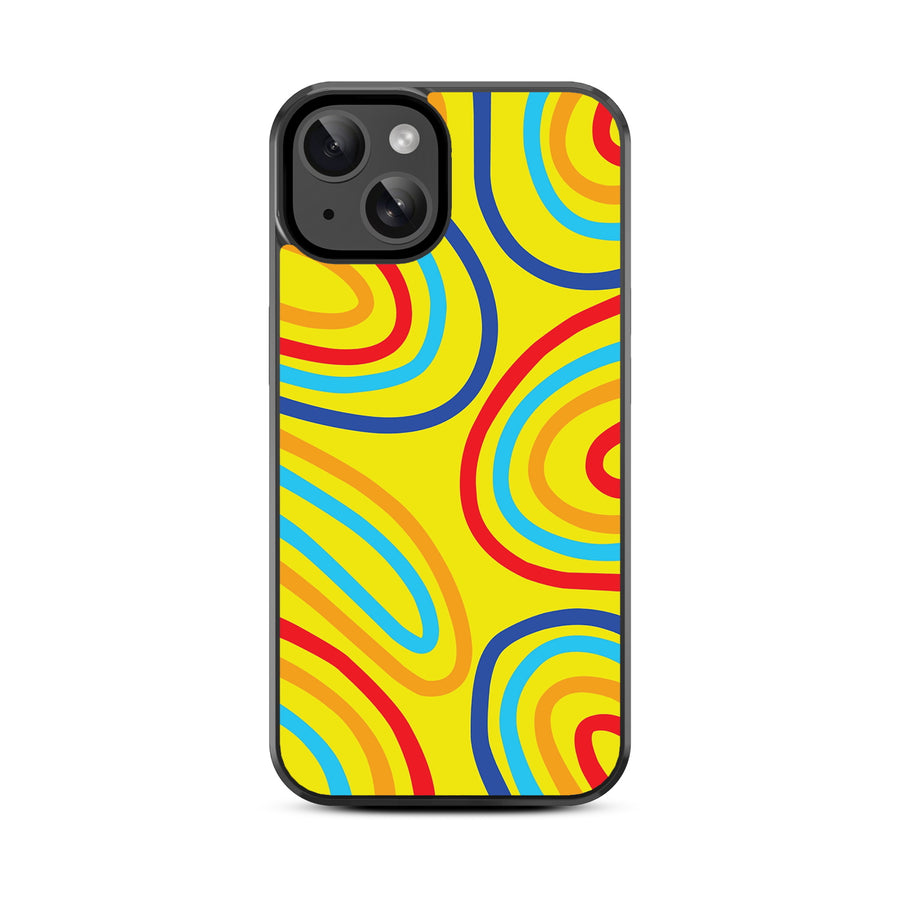MyBat Design Lab Series Case for Apple iPhone 15 – Rainbow Waves - MIP15CSLESM499-3.jpg