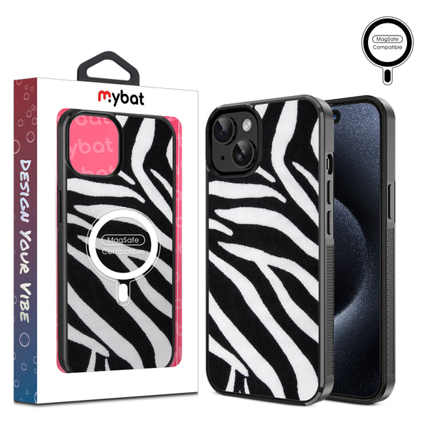 MyBat Design Lab Series MagSafe Case for Apple iPhone 15 (6.1) - Zebra Print - MIP15CSLESMSM009-1.jpg