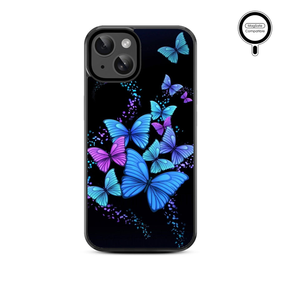 MyBat Design Lab Series MagSafe Case for Apple iPhone 15 (6.1) - Butterfly Night