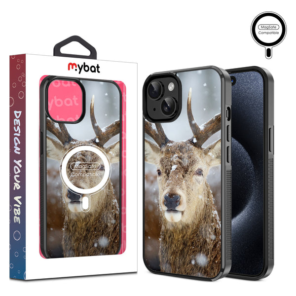MyBat Design Lab Series MagSafe Case for Apple iPhone 15 (6.1) - Deer in Winter - MIP15CSLESMSM024-1.jpg