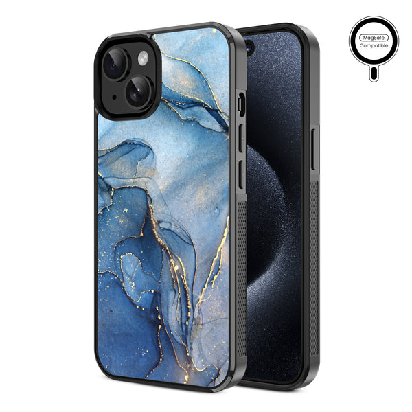 MyBat Design Lab Series MagSafe Case for Apple iPhone 15 (6.1) - Blue Marble - MIP15CSLESMSM106-2.jpg