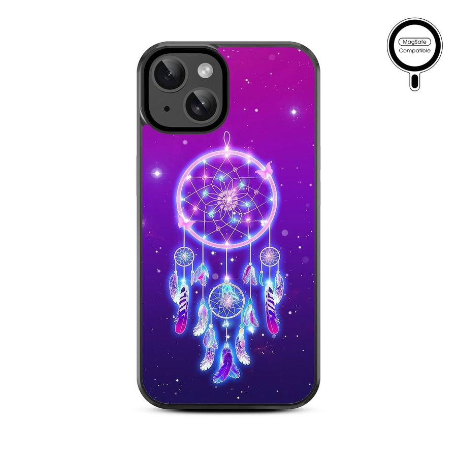 MyBat Design Lab Series MagSafe Case for Apple iPhone 15 (6.1) - Neon Dreamcatcher