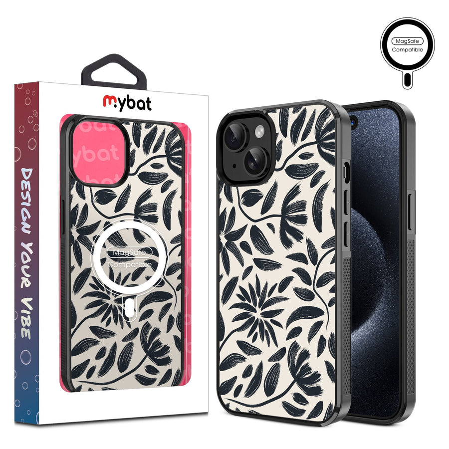 MyBat Design Lab Series MagSafe Case for Apple iPhone 15 (6.1) - Vintage Floral