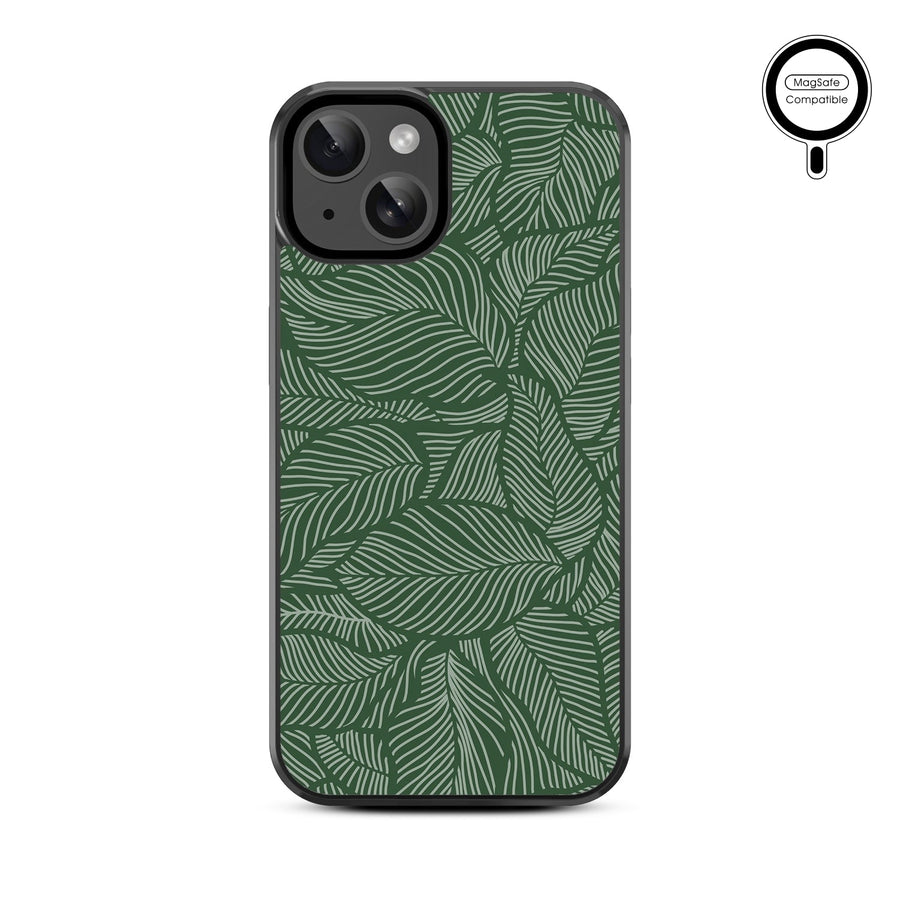 MyBat Design Lab Series MagSafe Case for Apple iPhone 15 (6.1) - Leaves