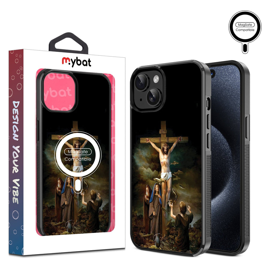 MyBat Design Lab Series MagSafe Case for Apple iPhone 15 (6.1) - Jesus on the Cross