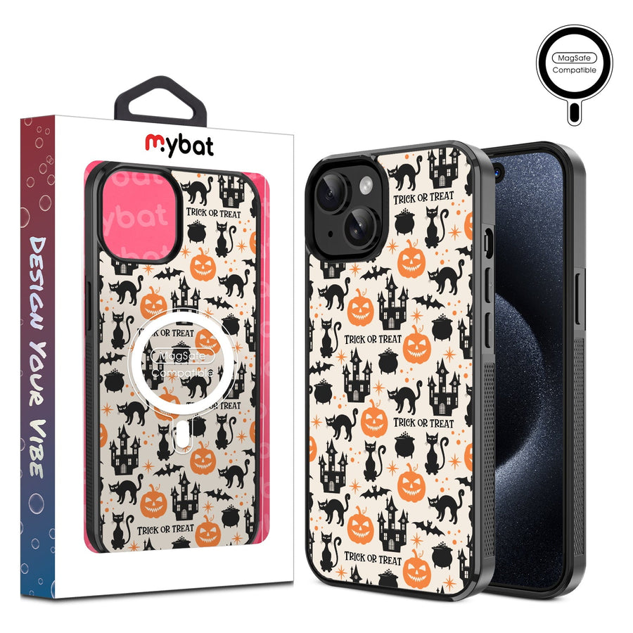 MyBat Design Lab Series MagSafe Case for Apple iPhone 15 (6.1) - Trick or Treat
