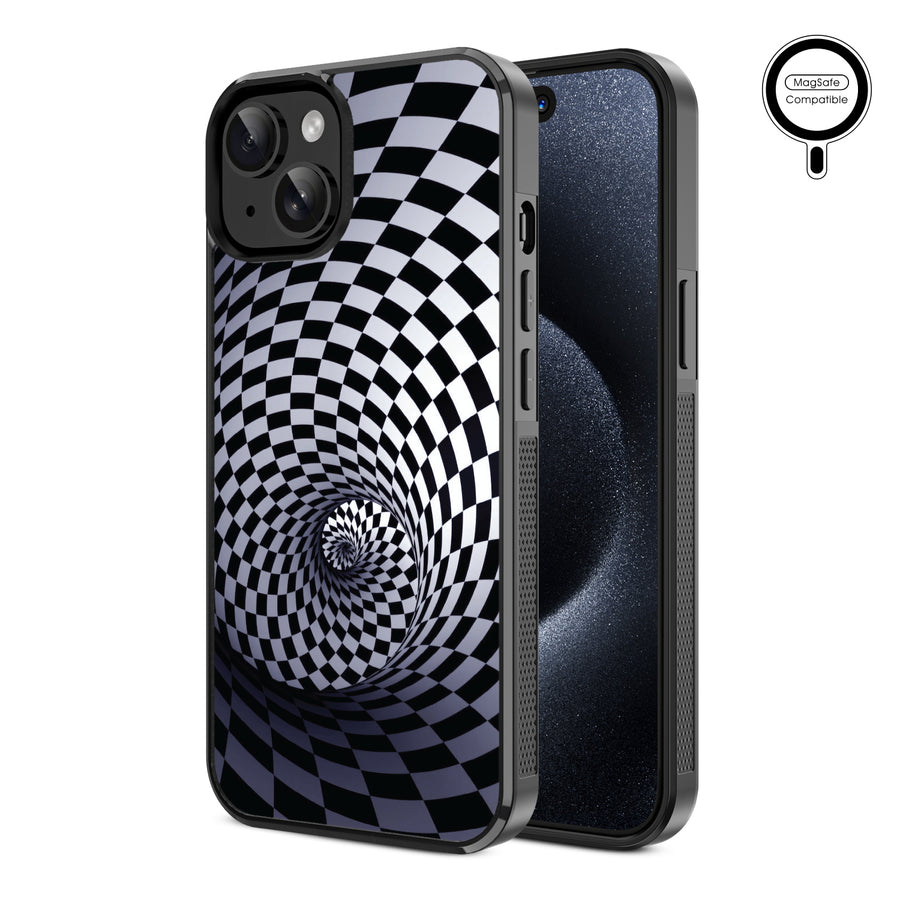 MyBat Design Lab Series MagSafe Case for Apple iPhone 15 (6.1) - Spiral Out - MIP15CSLESMSM266-2.jpg