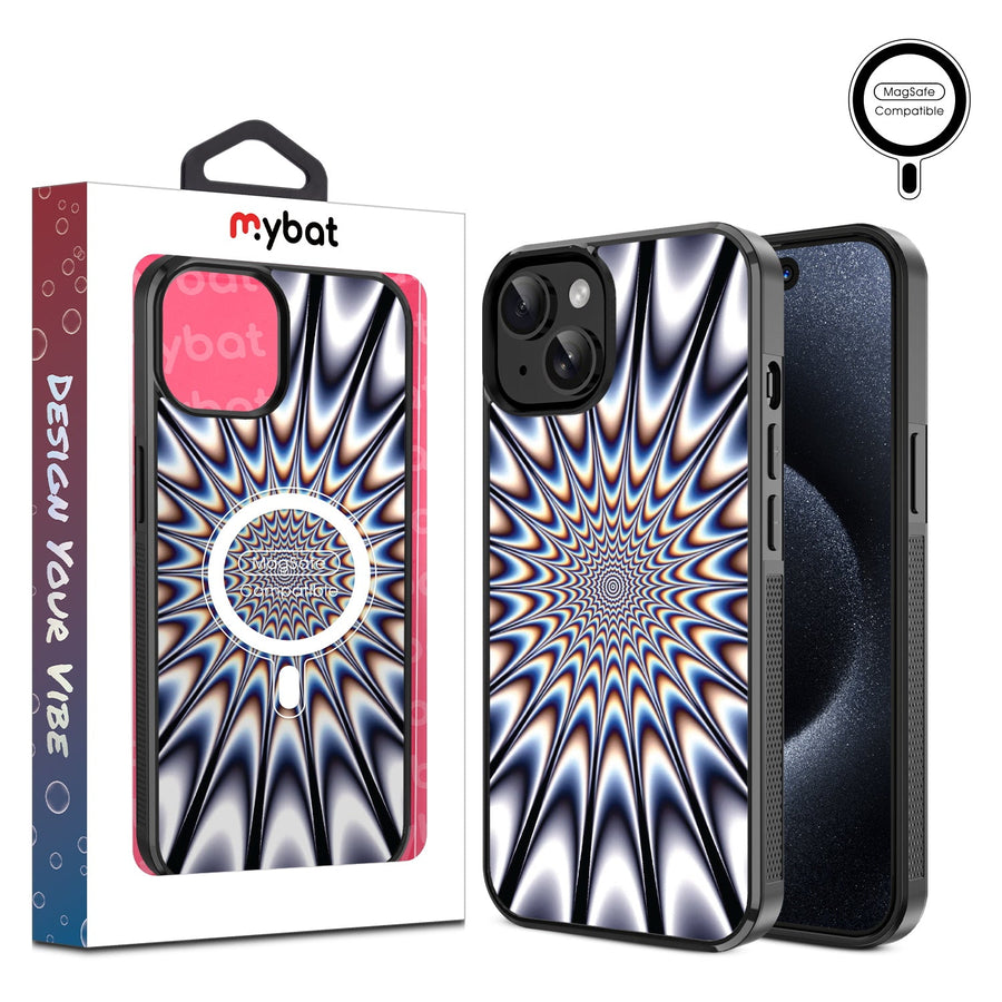 MyBat Design Lab Series MagSafe Case for Apple iPhone 15 (6.1) - Hypnotic Burst