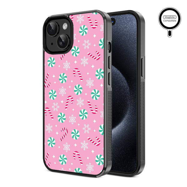 MyBat Design Lab Series MagSafe Case for Apple iPhone 15 (6.1) - Peppermint Swirl - MIP15CSLESMSM272-2.jpg
