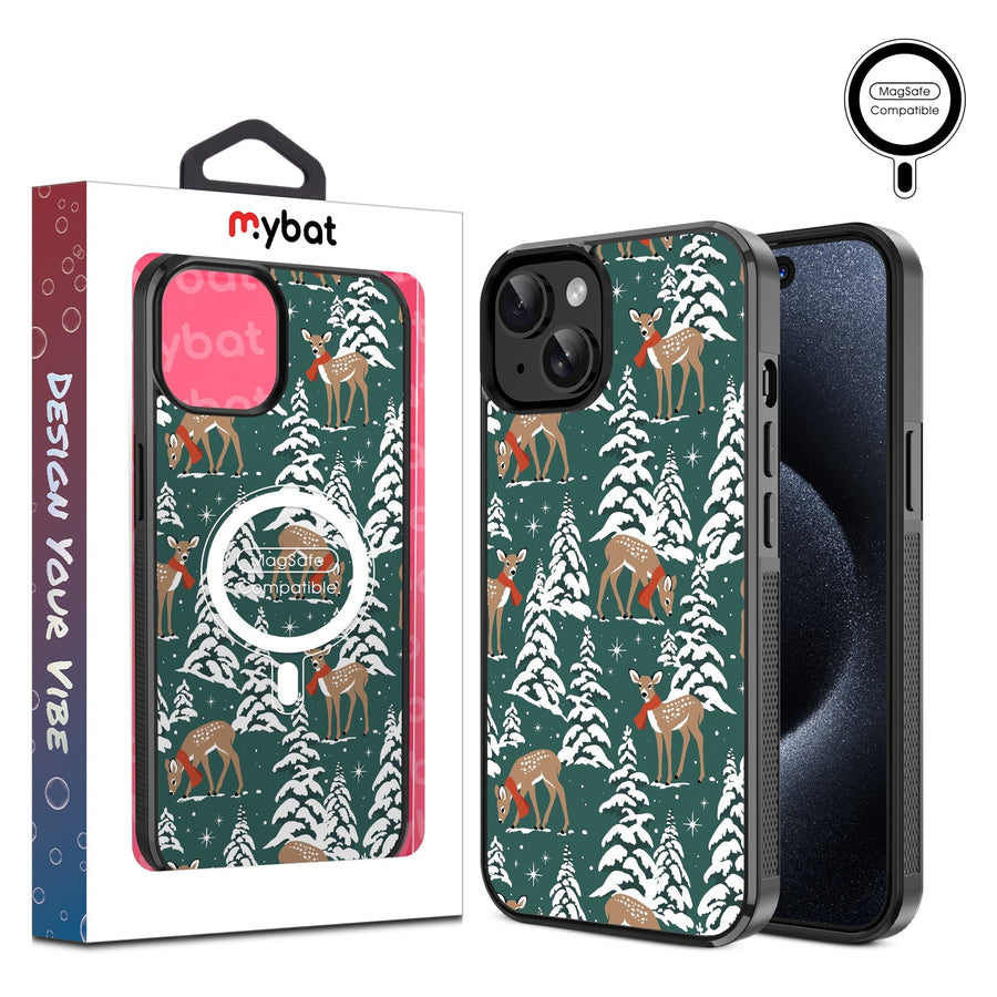 MyBat Design Lab Series MagSafe Case for Apple iPhone 15 (6.1) - Pine & Prancer