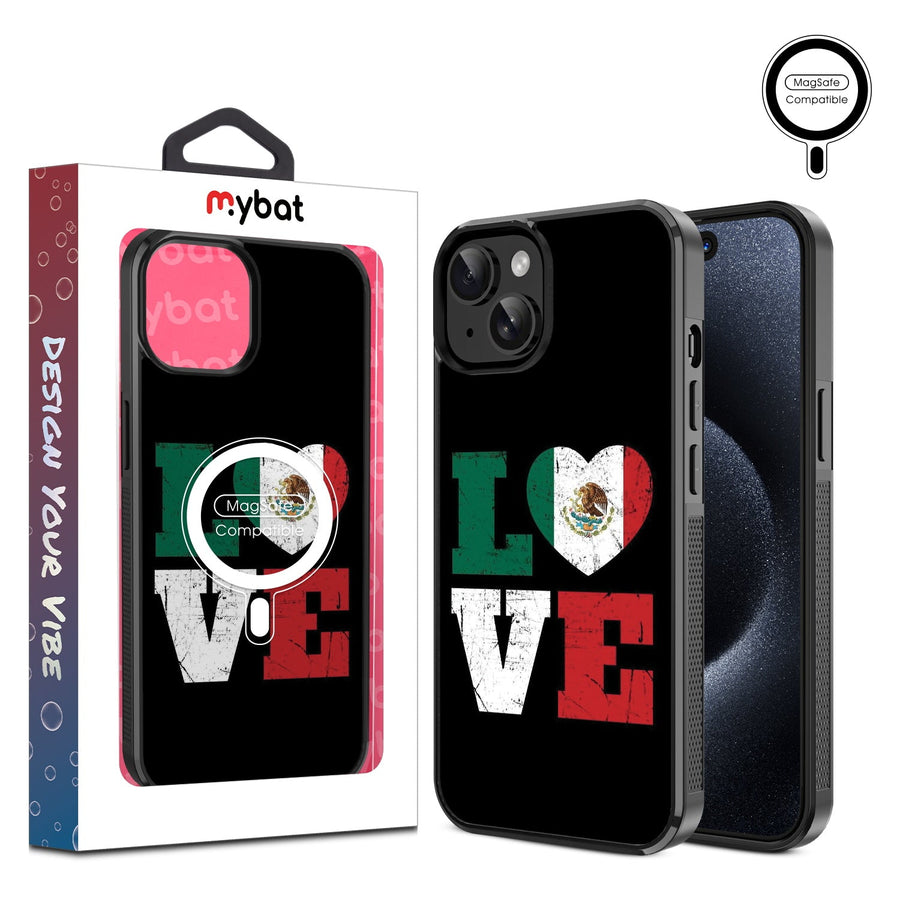 MyBat Design Lab Series MagSafe Case for Apple iPhone 15 (6.1) - Love 4 Mexico