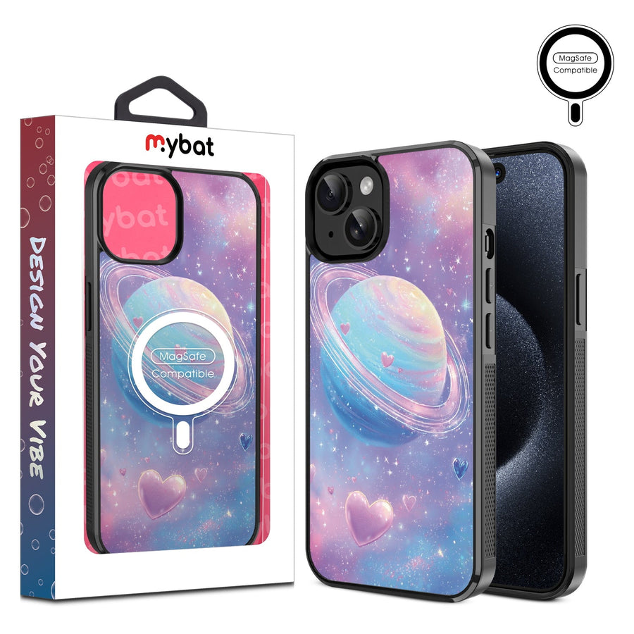 MyBat Design Lab Series MagSafe Case for Apple iPhone 15 (6.1) - Planetary Love