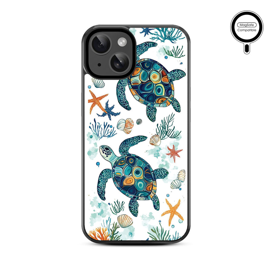 MyBat Design Lab Series MagSafe Case for Apple iPhone 15 (6.1) - Sea Turtles - MIP15CSLESMSM375-3.jpg