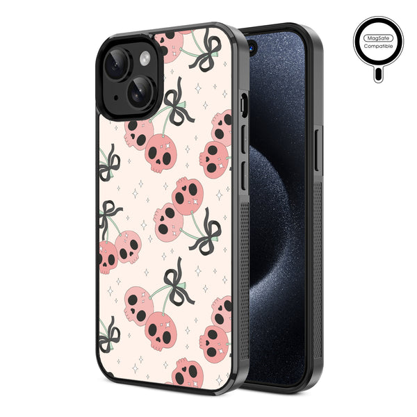 MyBat Design Lab Series MagSafe Case for Apple iPhone 15 (6.1) - Cherry Skulls - MIP15CSLESMSM408-2.jpg