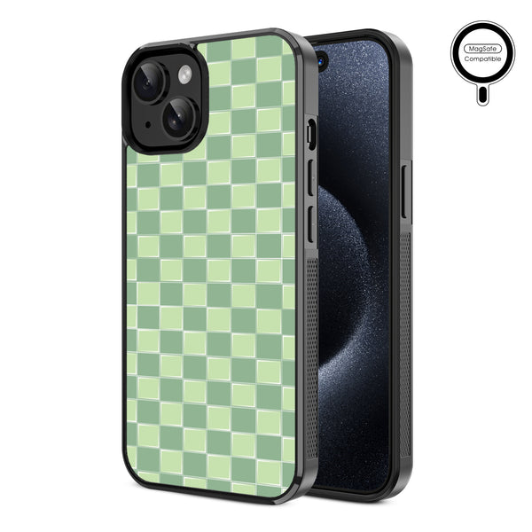 MyBat Design Lab Series MagSafe Case for Apple iPhone 15 - Matcha Check - MIP15CSLESMSM482-2.jpg