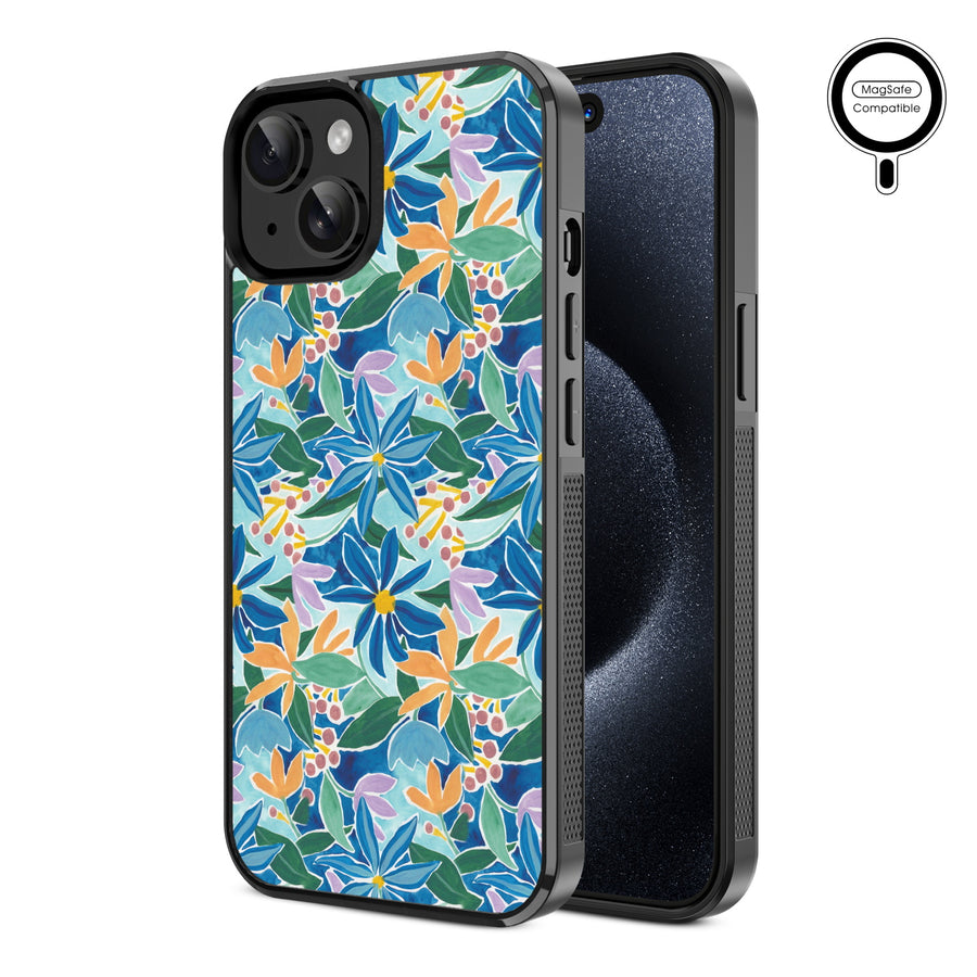 MyBat Design Lab Series MagSafe Case for Apple iPhone 15 – Exotic Bloom - MIP15CSLESMSM529-1.JPG