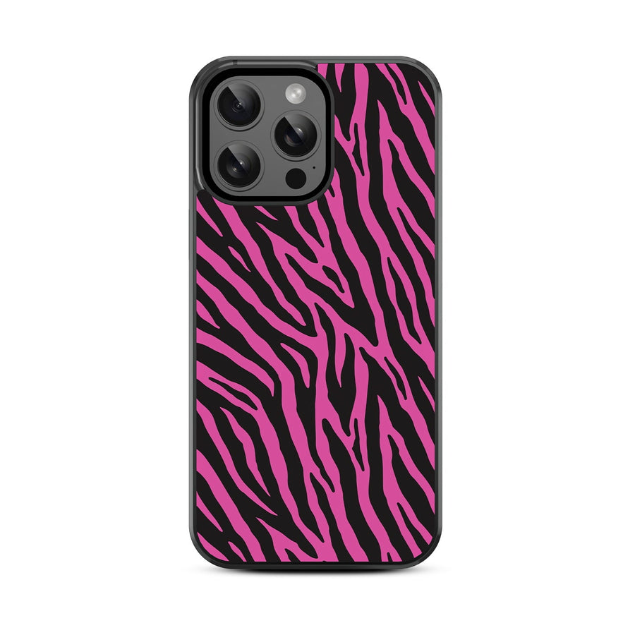 MyBat Design Lab Series Case for Apple iPhone 15 Pro (6.1) - Pink Zebra Print