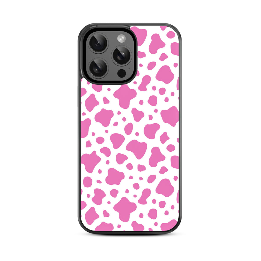 MyBat Design Lab Series Case for Apple iPhone 15 Pro (6.1) - Pink Cow Print - MIP15PCSLESM015-3.jpg