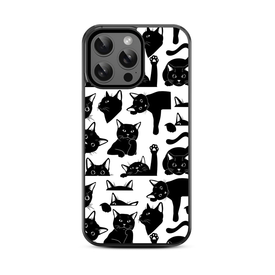 MyBat Design Lab Series Case for Apple iPhone 15 Pro (6.1) - Black Cats - MIP15PCSLESM017-3.jpg