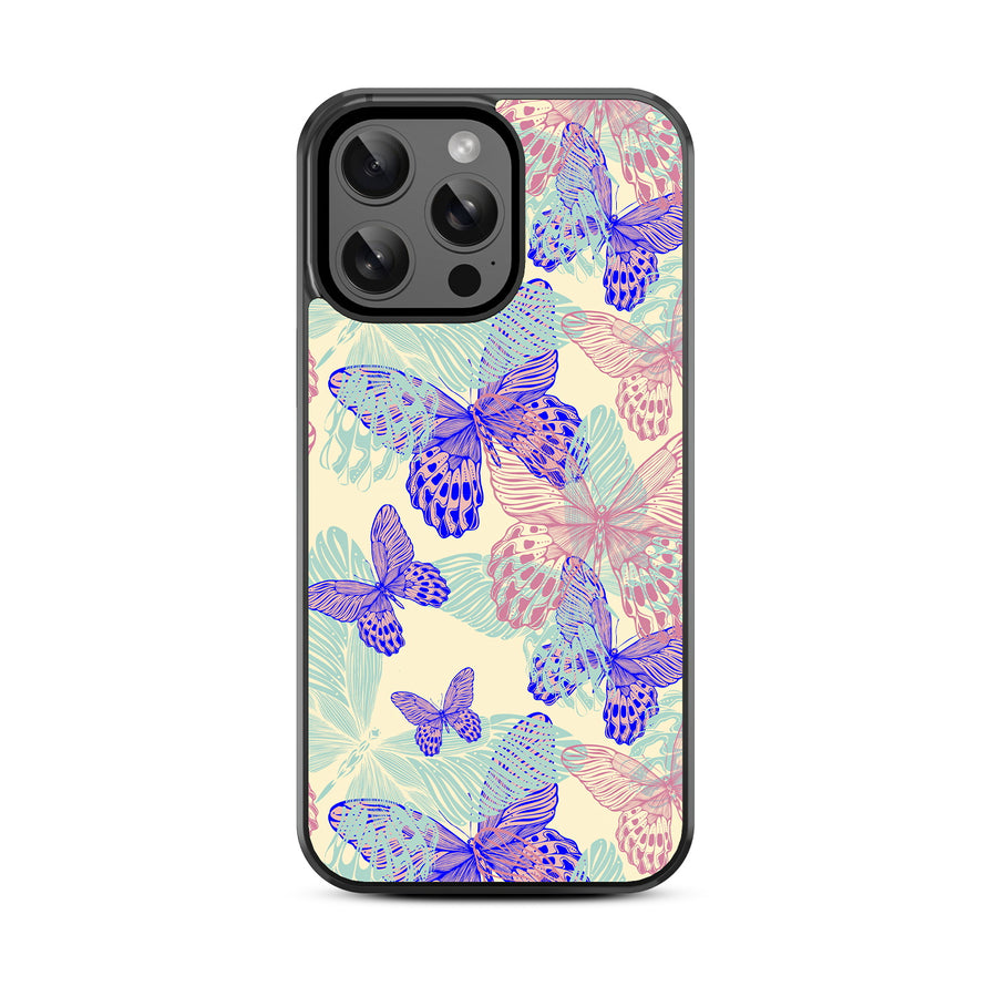 MyBat Design Lab Series Case for Apple iPhone 15 Pro (6.1) - Butterflies - MIP15PCSLESM019-3.jpg