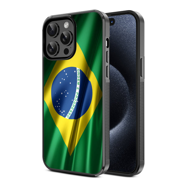 MyBat Design Lab Series Case for Apple iPhone 15 Pro (6.1) - Brazilian Flag - MIP15PCSLESM038-2.jpg