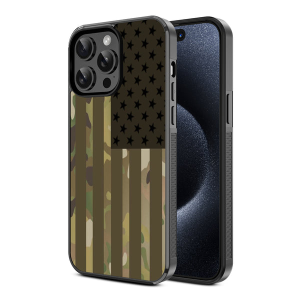MyBat Design Lab Series Case for Apple iPhone 15 Pro (6.1) - Military Camouflage American Flag - MIP15PCSLESM054-2.jpg